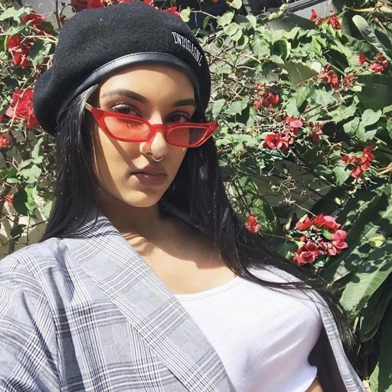 Small Cat Eye Sunglasses Vintage Square Shade Women Eyewear Retro Glasses Lady Outdoor Eyeglass Shades For Women Summer Sunglasses For Men And Women