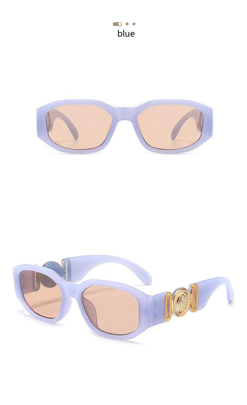 Small Rectangle Shape Sunglasses For Men & Women New Square Shape Sun Glasses For Traveling Decent Shades Vintage & Retro Style Sunglasses For Men & Women