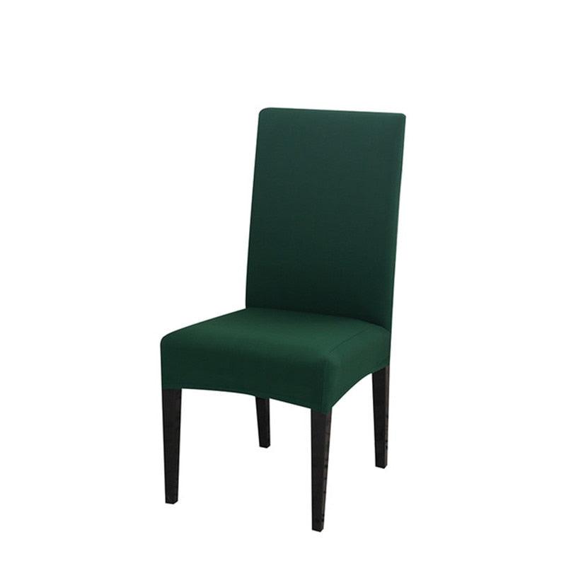 Solid Color Chair Covers Elastic Stretch Protection Case Slipcovers for Wedding Restaurant Home Kitchen Dining Chair Cover Dining Chair Slipcovers Stretch Parsons Chair Covers Sets Chiar Protector Removable Washable Elastic for Ktichen Dining Room