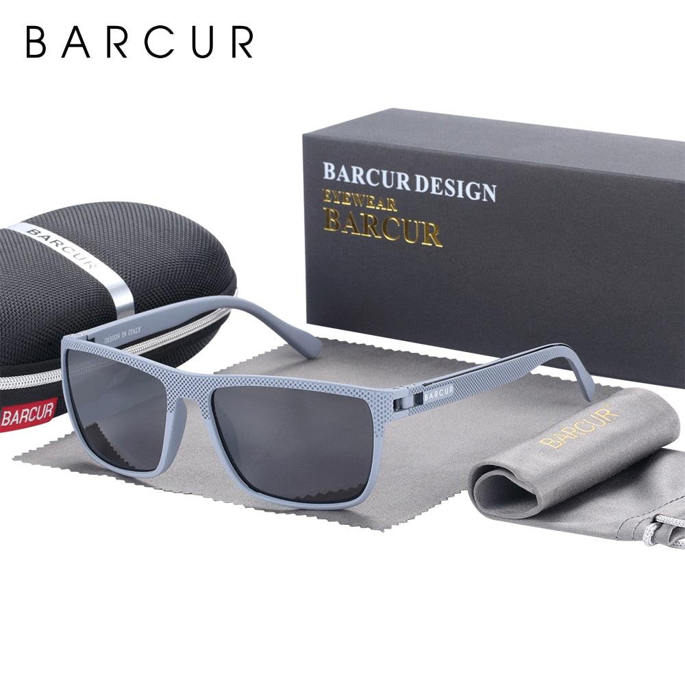 Sport Men Vintage BARCUR Sports Sunglasses for Men Polarized Fishing Travel TR90 Light Weight Sun Glasses Women Eyewear Accessory Stevvex Sunglasses