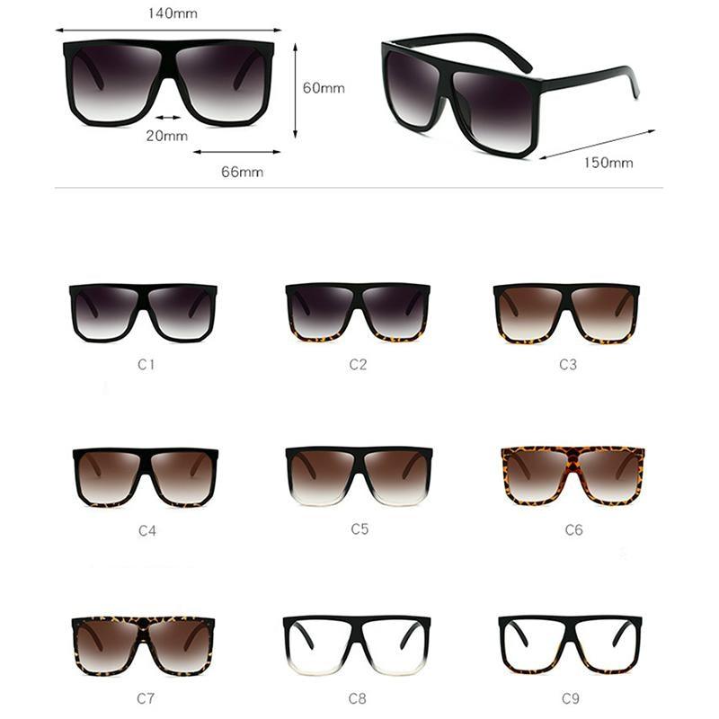 Square Shape Sunglasses For Women New Fashionable New  & Oversized Sun Glasses For Female In Different Shades For Men & Women oversized square glasses for men/women