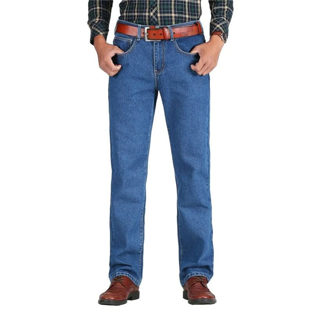 Straight Classic Denim Pants