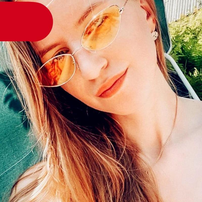 Summer Round Sunglasses For Women Retro Driving Glasses Vintage Fashion Design Small Sunglasses For Women Oval Shaped Eyewear Cool Driving Glasses For Men