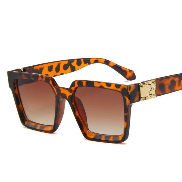Sunglasses For Women Minimalist Classic Design Fashion UV400 Square Sun Glasses Unisex Square Shape Sunglasses For Men New Vintage Style Big Colorful Frame Sunglasses For Women In High Quality Mirror Sunglasses