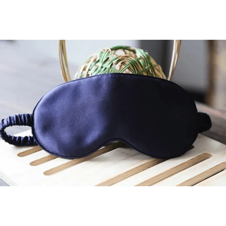 Super Smooth  Mulberry Silk Sleep Eye Mask & Blindfold With Elastic Strap Travel Eye Patch Soft Nap Eye Patch  Eye Cover Eyeshade for Night Sleeping Mask For Women