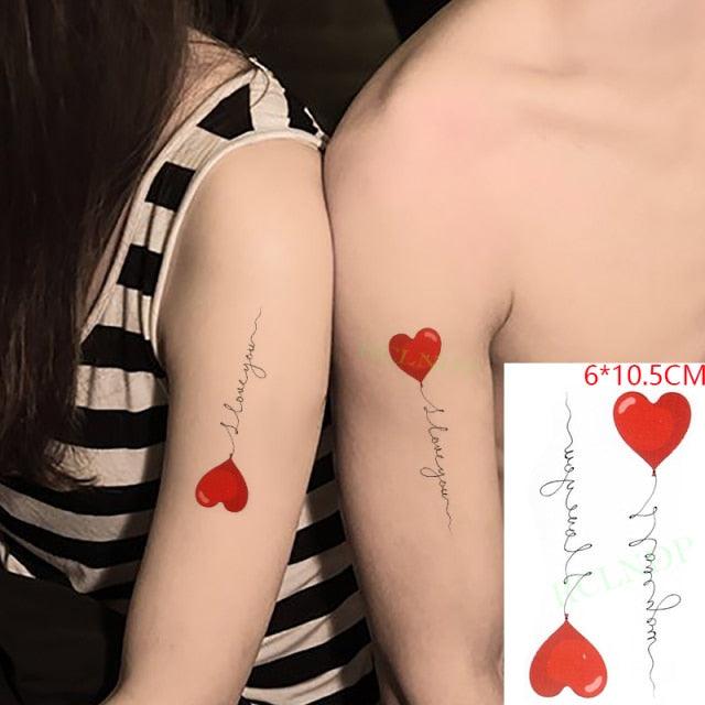 Temporary Tattoos Stickers for Women Muti-Colored Waterproof Roses Tattoo Sticker Black Small Flash Tatoo For  Mens Womens