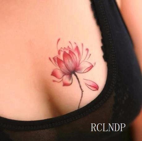 Temporary Tattoos Stickers for Women Muti-Colored Waterproof Roses Tattoo Sticker Black Small Flash Tatoo For  Mens Womens