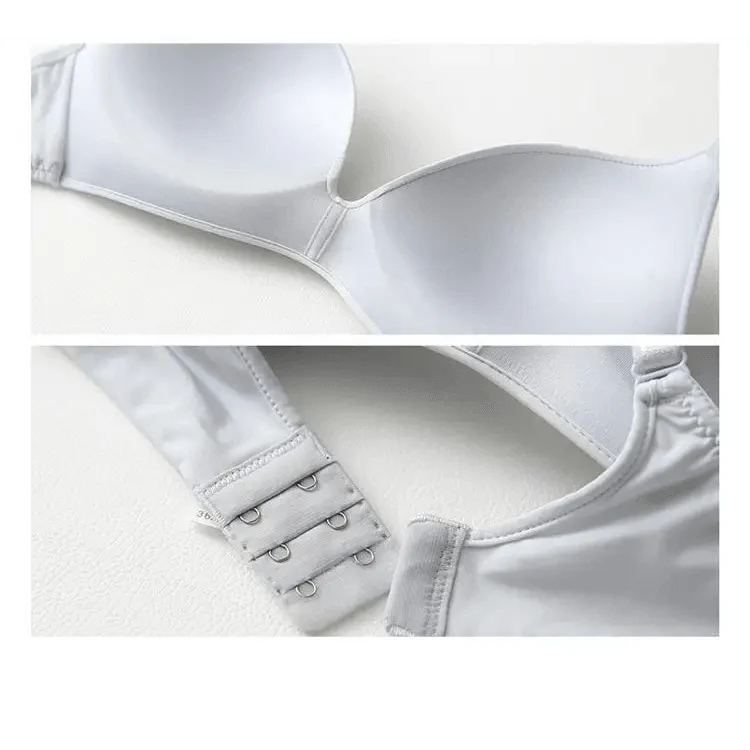 Seamless Bras for Women Push Up Bra No Wire Brassiere A B Cup Underwear Bra Three Quarters 3/4 Cup Thin Soft