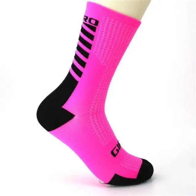 Trendy Men Women Sport Cycling Riding Socks Colorful Basketball Climbing Running Socks Vintage Breathable Bike Socks Sports Socks Athletic Socks For Running Cycling Basketball Hiking