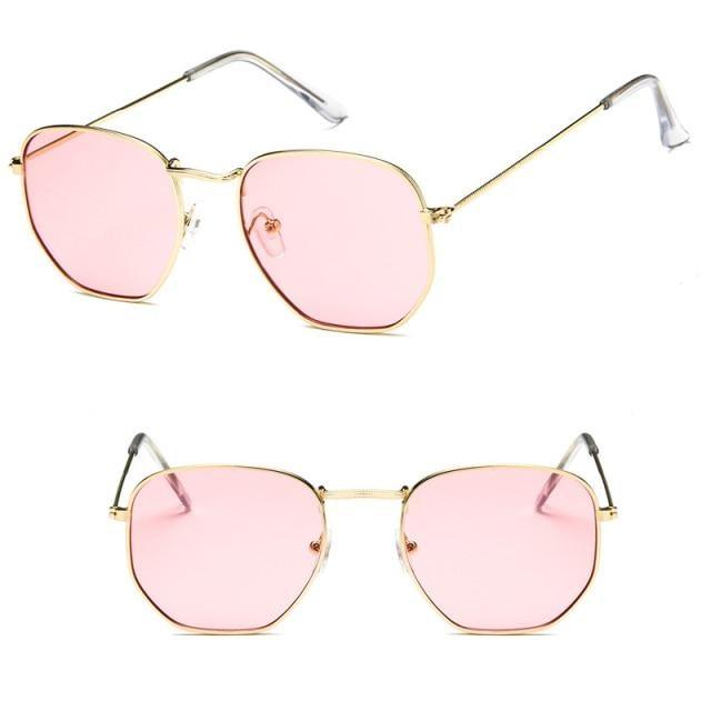 Trendy Oversized Square Metal Frame Sunglasses for Women Men Colorful Mirror Large Eyeglasses For Women Men New Stylish UV400 Sunglasses For Men