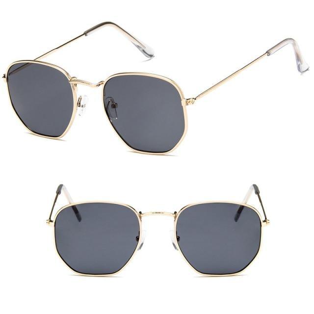 Trendy Oversized Square Metal Frame Sunglasses for Women Men Colorful Mirror Large Eyeglasses For Women Men New Stylish UV400 Sunglasses For Men