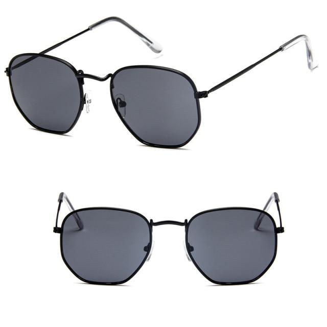 Trendy Oversized Square Metal Frame Sunglasses for Women Men Colorful Mirror Large Eyeglasses For Women Men New Stylish UV400 Sunglasses For Men
