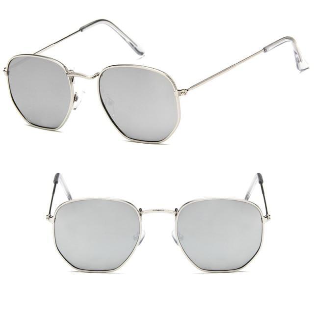 Trendy Oversized Square Metal Frame Sunglasses for Women Men Colorful Mirror Large Eyeglasses For Women Men New Stylish UV400 Sunglasses For Men