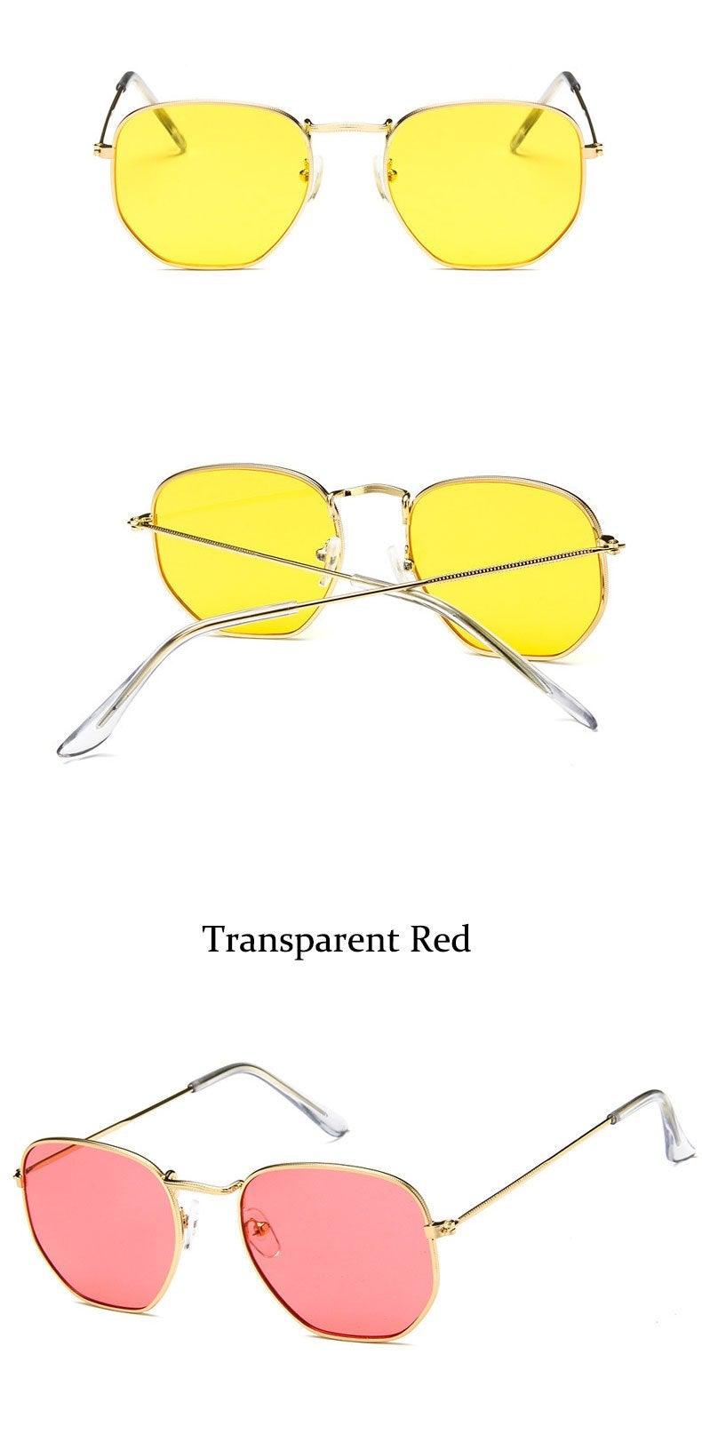 Trendy Oversized Square Metal Frame Sunglasses for Women Men Colorful Mirror Large Eyeglasses For Women Men New Stylish UV400 Sunglasses For Men