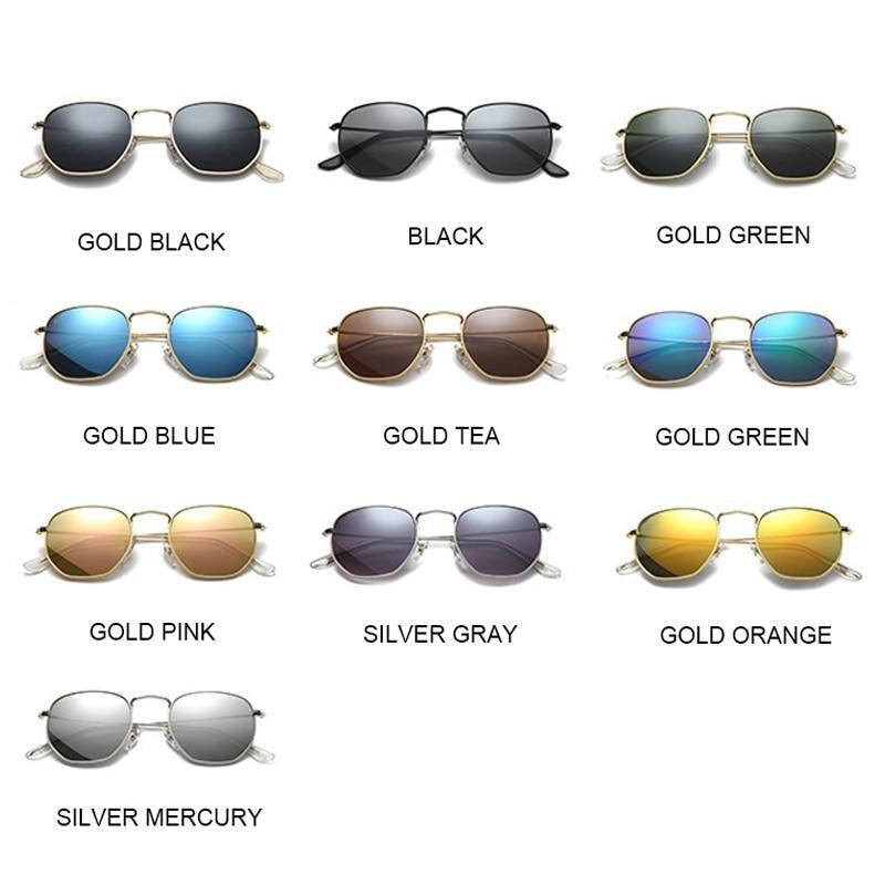 Trendy Oversized Square Metal Frame Sunglasses for Women Men Colorful Mirror Large Eyeglasses For Women Men New Stylish UV400 Sunglasses For Men