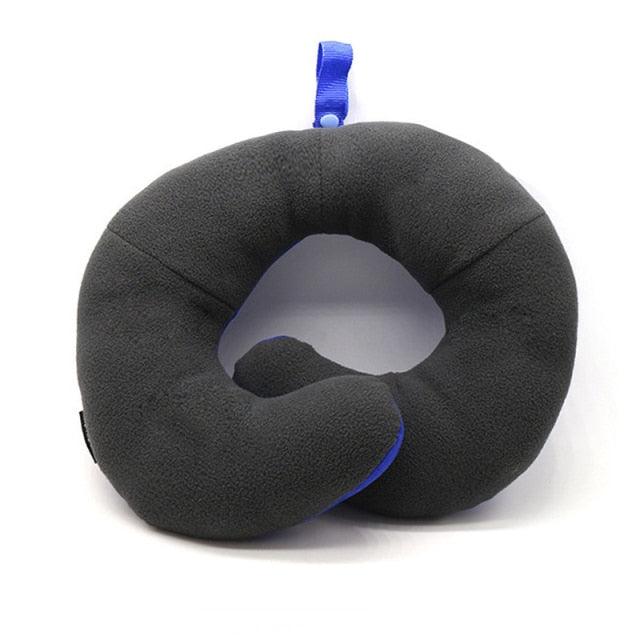 U Shape Memory Foam Travel Car Neck Pillows Ease Fatigue Cushion Black Rose Red And Gray Color Headrest Comfortable Memory Foam 360 Degree Surrounding Design Provides Full Neck and Chin Support. Compressible and Easy to Carry For Auto Office Pillow