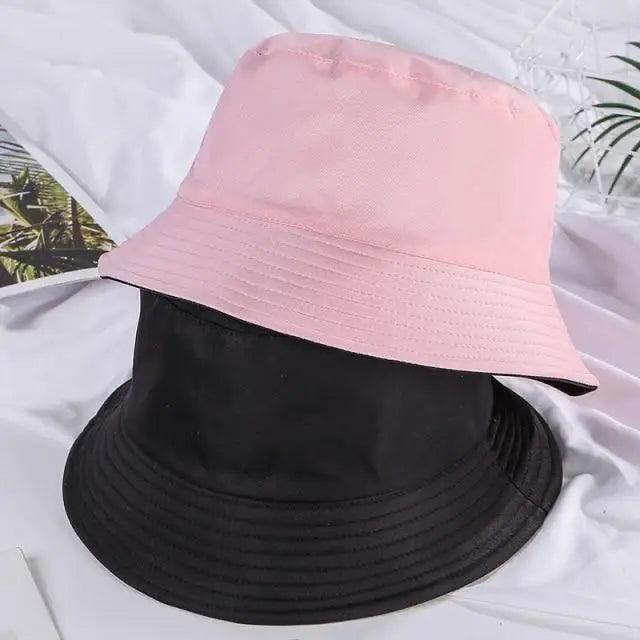 Unisex Double-faced Bucket Hat Colorful Sunscreen Women One Size Hat Outdoor Activities Modern Men Hats