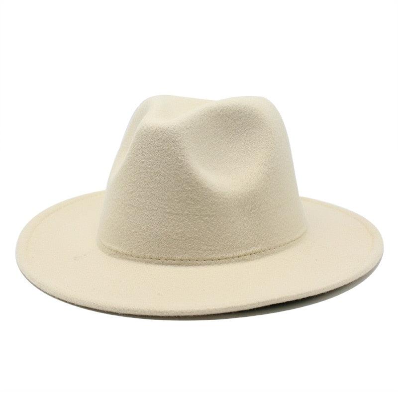 Unisex Fashion Solid Color Large Woolen Hat New Hat Fedora For Men Hats For Women Simple Modern Style Hat Autumn Fashion Hat Winter Multicolor Hat 58-61cm