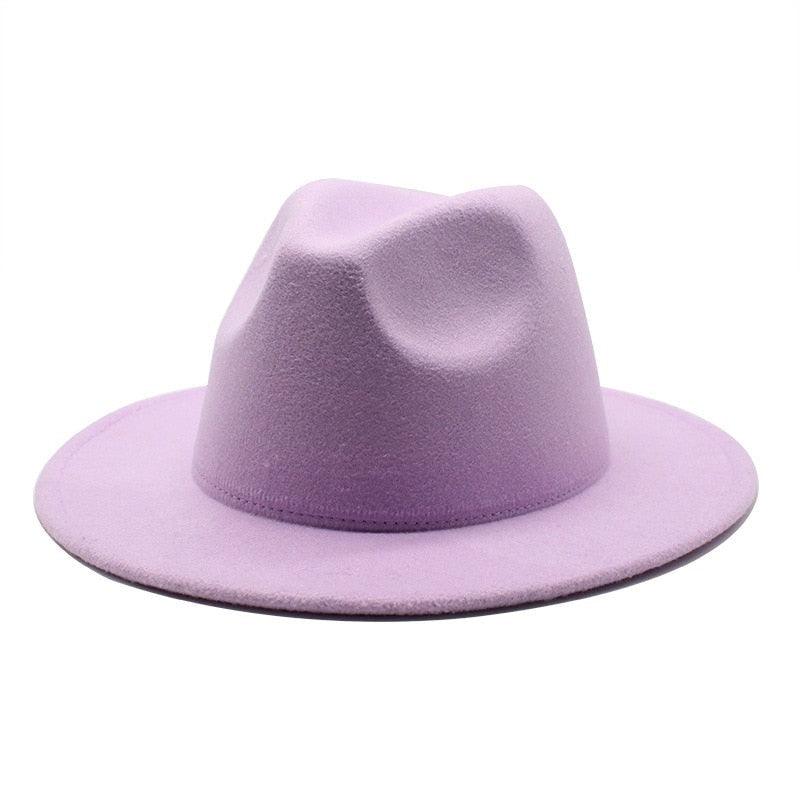 Unisex Fashion Solid Color Large Woolen Hat New Hat Fedora For Men Hats For Women Simple Modern Style Hat Autumn Fashion Hat Winter Multicolor Hat 58-61cm