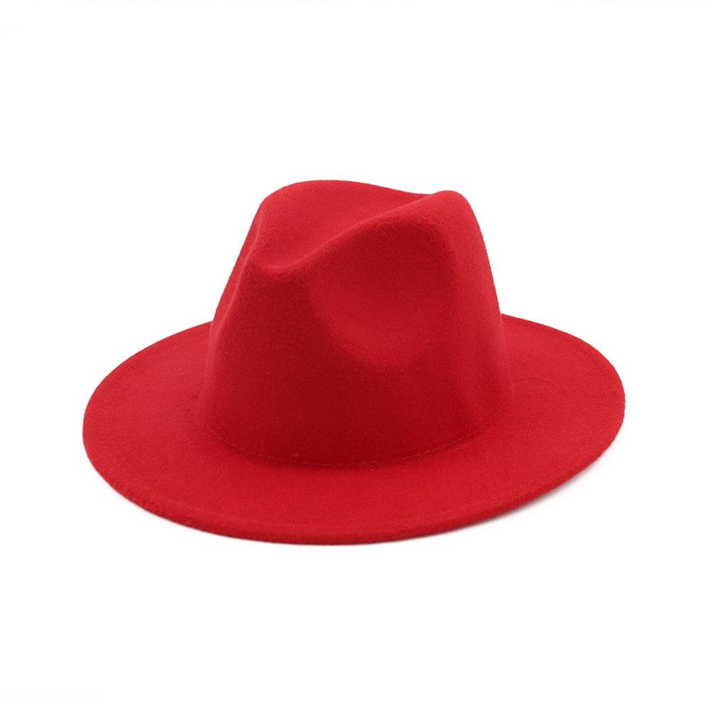 Unisex Fashion Solid Color Large Woolen Hat New Hat Fedora For Men Hats For Women Simple Modern Style Hat Autumn Fashion Hat Winter Multicolor Hat 58-61cm