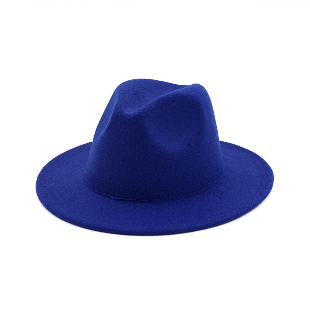 Unisex Fashion Solid Color Large Woolen Hat New Hat Fedora For Men Hats For Women Simple Modern Style Hat Autumn Fashion Hat Winter Multicolor Hat 58-61cm