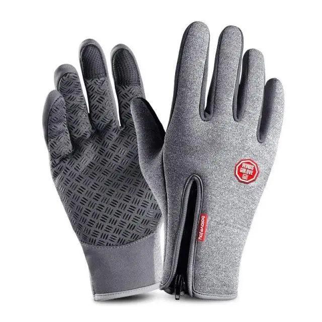 Unisex Stylish Colored Outdoor Waterproof And Windproof Gloves Sports Breathable Non Slip Touch Screen Gloves For Men And Women
