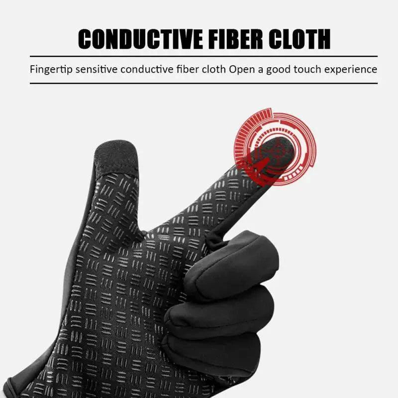 Unisex Touchscreen Winter Thermal Warm Outdoor Gloves Sports Full Finger Fashion Colored Gloves For Men And Women