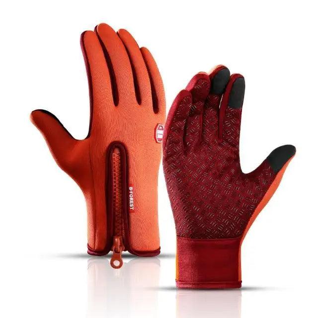 Unisex Touchscreen Winter Thermal Warm Outdoor Gloves Sports Full Finger Fashion Colored Gloves For Men And Women