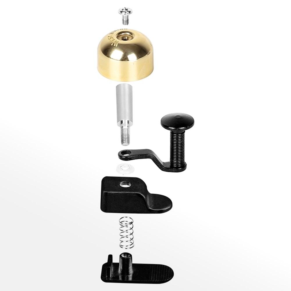 Vintage Bicycle Accessories Cycling Bells Ring Small Bicycle Bell Mountain Road Bike Horn Sound Alarm Safety Ring Classic Aluminum Bicycle Bell Loud Crisp Clear Sound Bike Bell For Adults Kids Fit For Road Bike Mountain Bike City Bike Sports Bike
