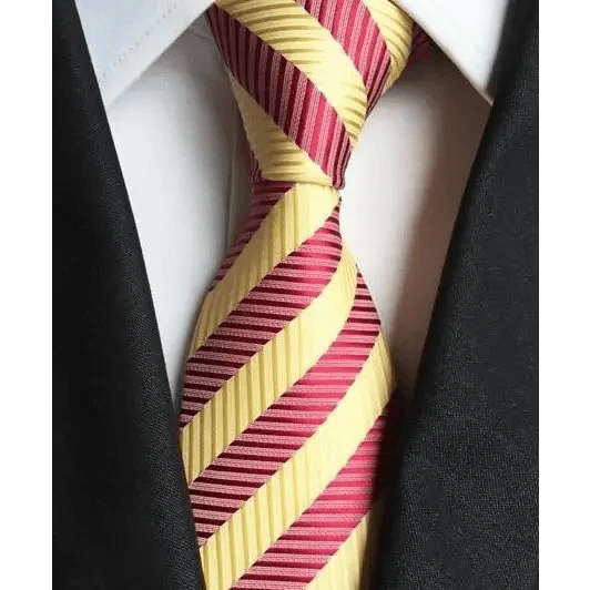 Vintage Business Neck Tie for Men Suit Wedding Party Necktie Formal Dress Classic Striped Men's tie 100% Silk Necktie For Men