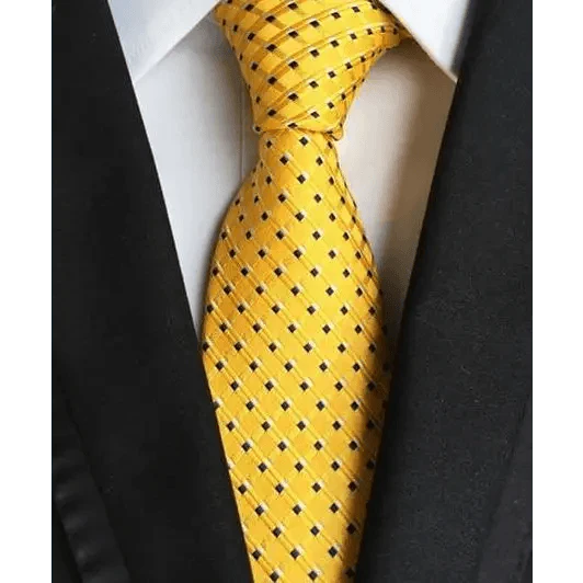 Vintage Business Neck Tie for Men Suit Wedding Party Necktie Formal Dress Classic Striped Men's tie 100% Silk Necktie For Men