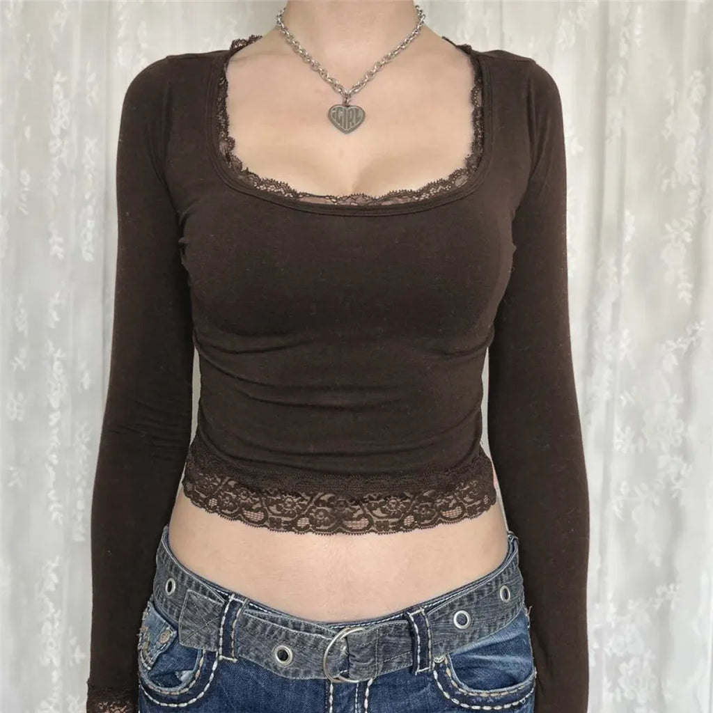 Vintage Graphic T-Shirt: Fairy Grunge Autumn Tops
