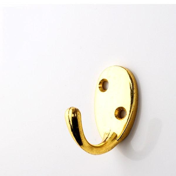 Vintage Hangers Hook Zinc Alloy Wall Hook Bronze Cloth Coat Bag Hat Hanging Hooks Bathroom Kitchen Antique Racks with Screws Vintage Antique Iron Bronze Hooks