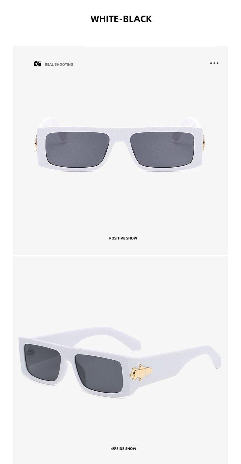 Vintage Polarized Sunglasses for Men Women Retro Square Sun Glasses Small & Rectangle Shape Sunglasses For Men & Women New Square Shape Sun Glasses In Luxury & Branded Style Traveling  Shades For Men & Women