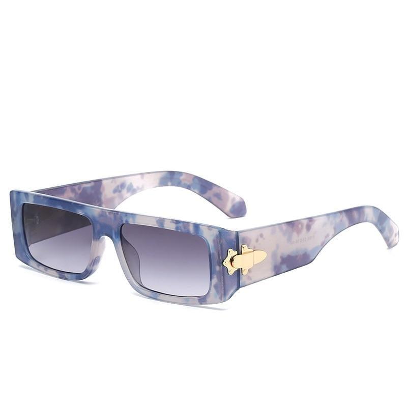 Vintage Polarized Sunglasses for Men Women Retro Square Sun Glasses Small & Rectangle Shape Sunglasses For Men & Women New Square Shape Sun Glasses In Luxury & Branded Style Traveling  Shades For Men & Women
