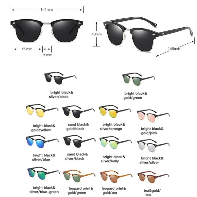 Vintage Polarized Sunglasses for Men Women Retro Square Sun Glasses  Sun Glasses for Women/Men Luxury Glasses For Men Sunglasses For Ladies Eyewear