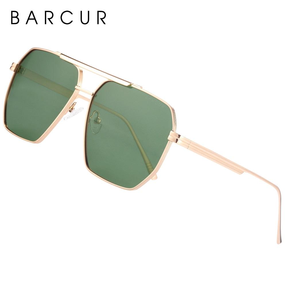 Vintage Retro Oversized BARCUR Big Frame Sunglasses for MenSun Glasses UV400 Large Vintage Retro Shades Eyewear Stevvex Sunglasses