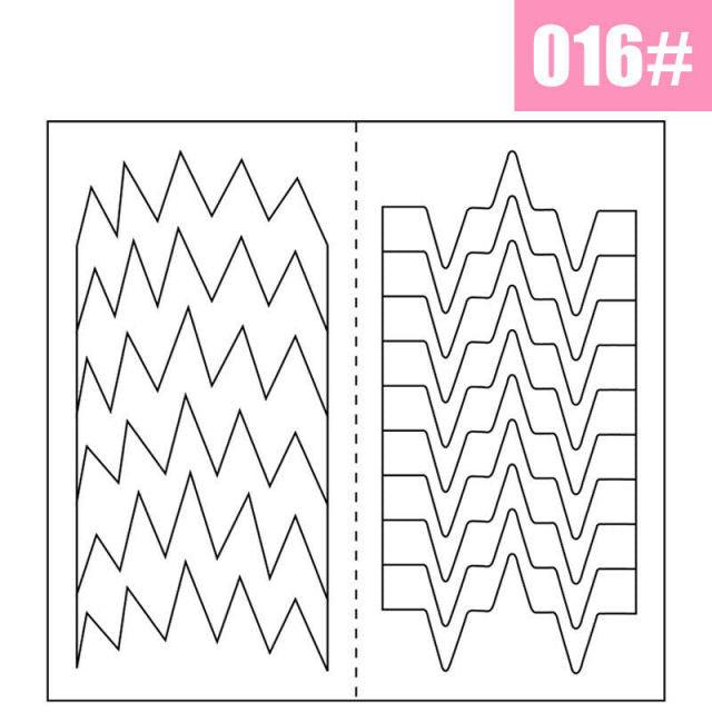 White French Manicure Strip Nail Art Form Fringe Tip Guides Sticker Line Tips Decoration Tool Tattoos Kids Nails Art Decoration Nail Strips Shiny French Tip Guides Stickers French Nail Stickers Form Fringe Guides for Decoration