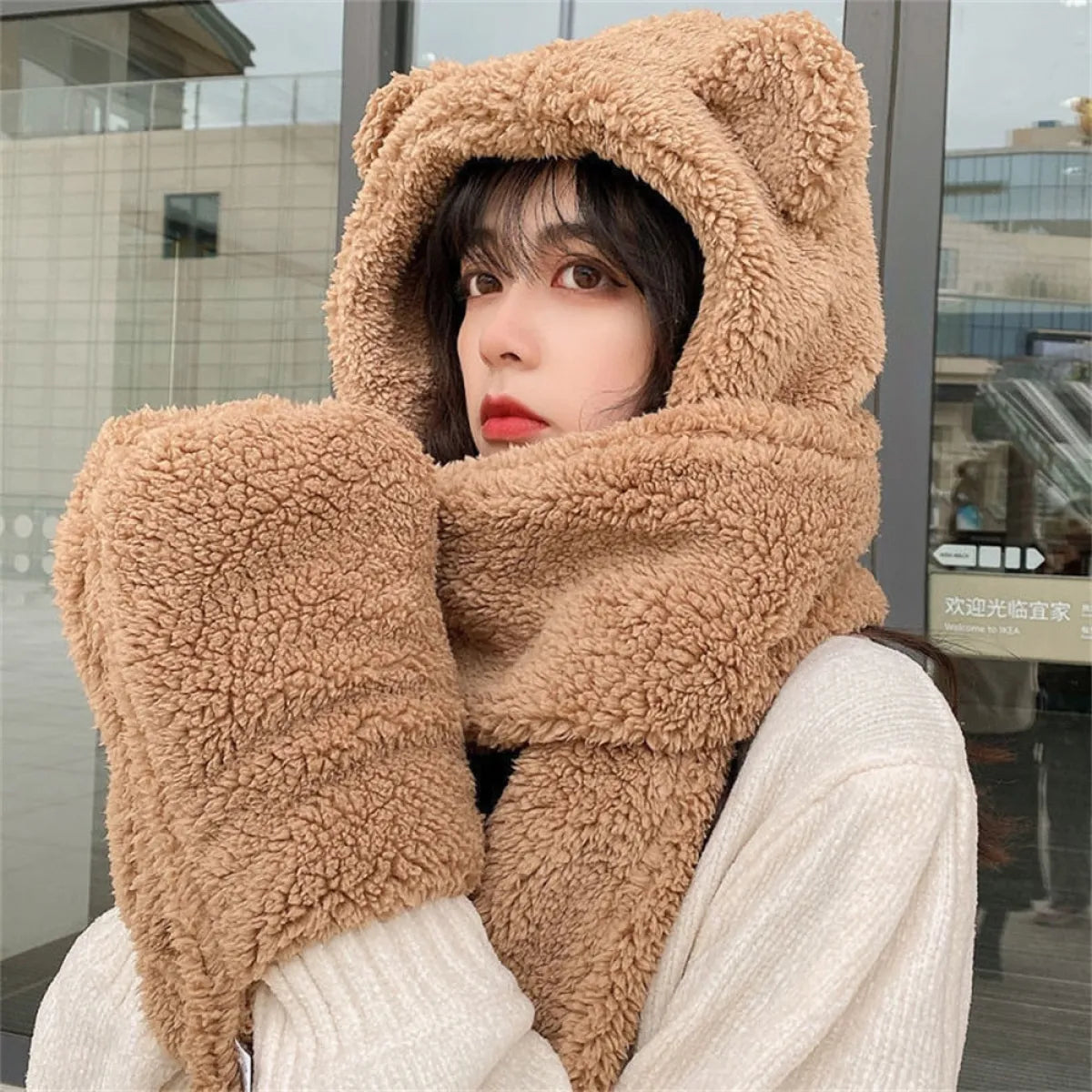 Winter Knitted Cap Sets