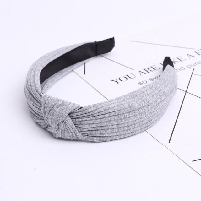 Women Fashion Hairband Suede Knotted Solid Color Headband for Women Fashion Bowknot Hairband Handmade Hair Hoop Gorgeous Hair Accessories For Women