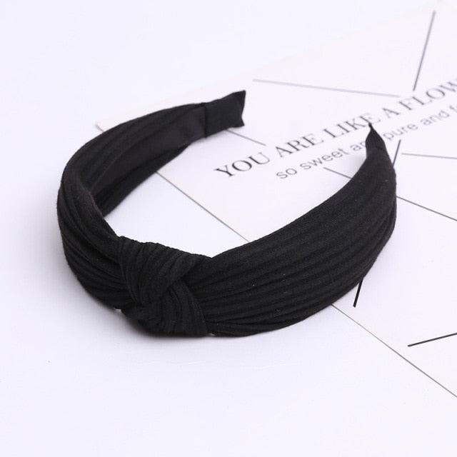 Women Fashion Hairband Suede Knotted Solid Color Headband for Women Fashion Bowknot Hairband Handmade Hair Hoop Gorgeous Hair Accessories For Women