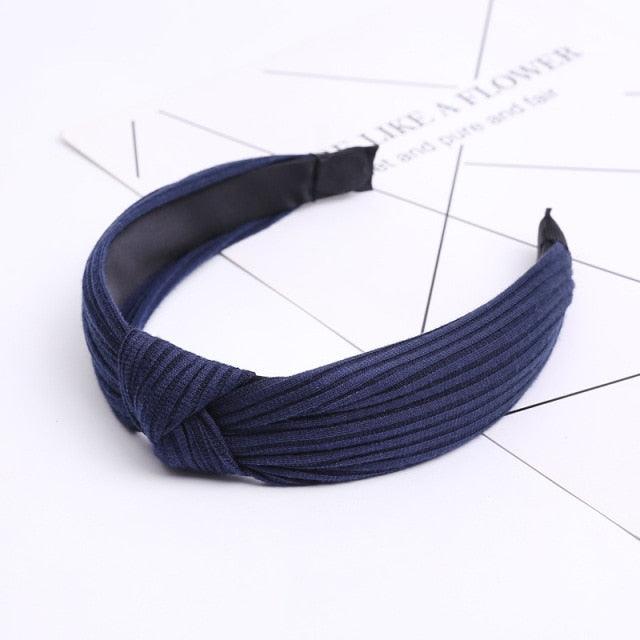 Women Fashion Hairband Suede Knotted Solid Color Headband for Women Fashion Bowknot Hairband Handmade Hair Hoop Gorgeous Hair Accessories For Women