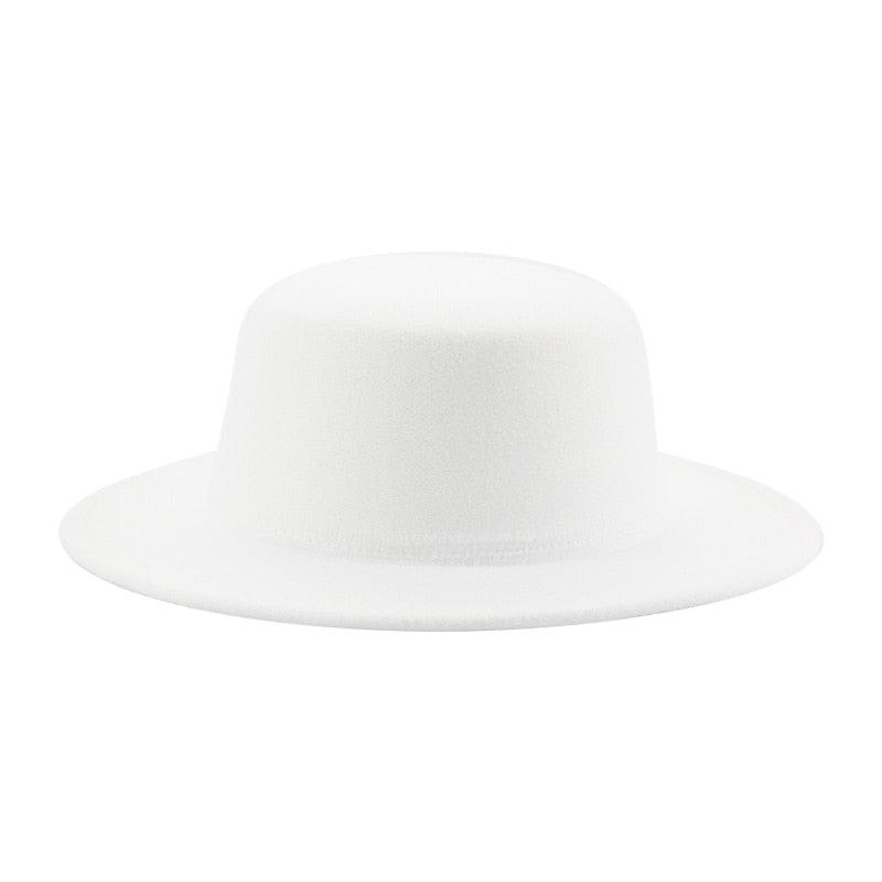 Women Luxury Fedora Hat Women Fedora Hat Women Solid Wide Brim Winter Men Hat Retro Wide Autumn Unique Style Men Hat Vintage Brown Formal Wedding Fedora Hats