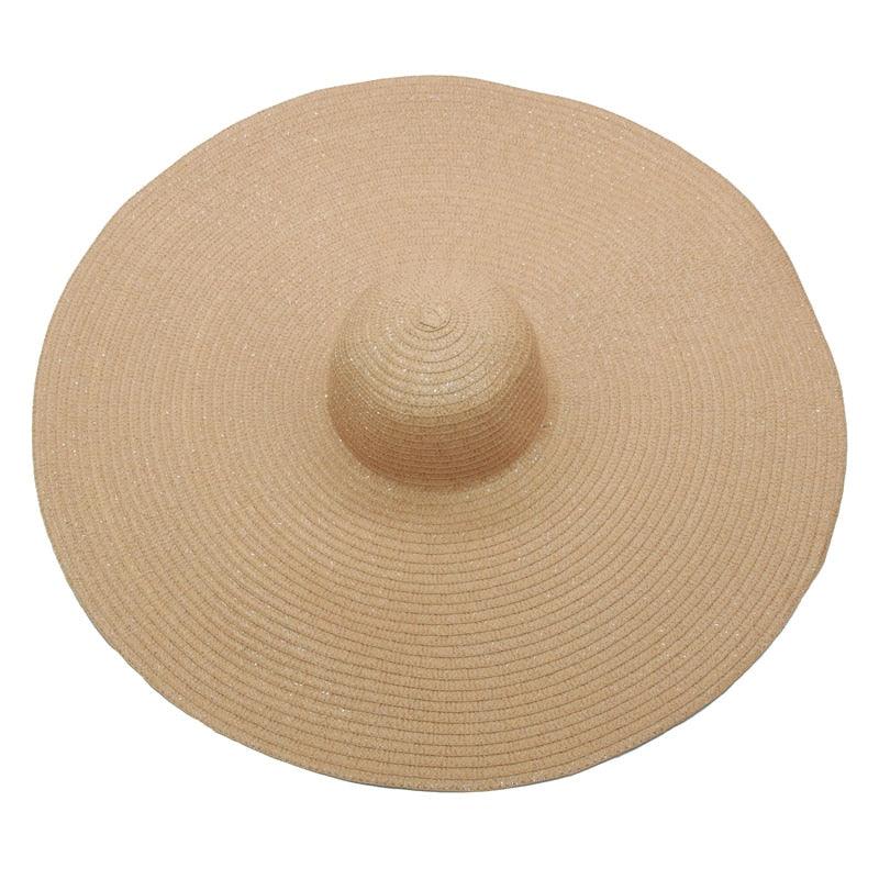Women Oversized Foldable Summer Large Wide Hat Beach Straw Hat Cute Sun Cap Retro Foldable Handmade Big Hats Ladies UV Protection Hat Vintage Summer Sun Beach Hats