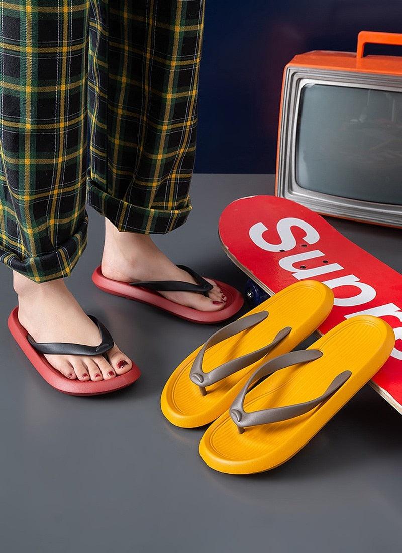 Womens Flip Flops Summer Beach Slides Slippers Home Indoor Outdoor Sandals Couples Candy Color Soft Lightweight Sandals For Women Anti Slip Casual Slippers Shower Beach Pool Bathroom Flat Slides Shoes